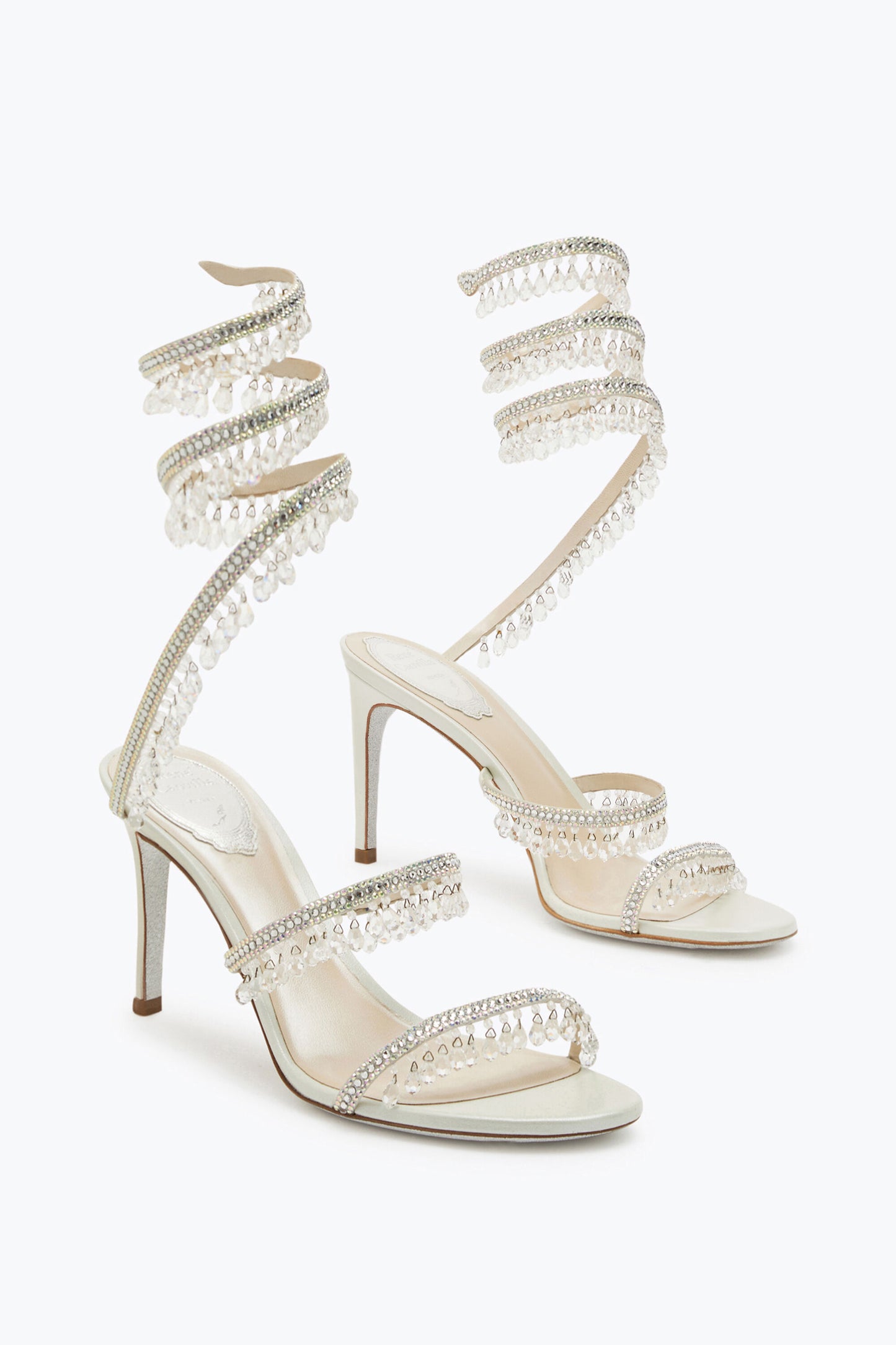 CHANDELIER IVORY SANDAL 80