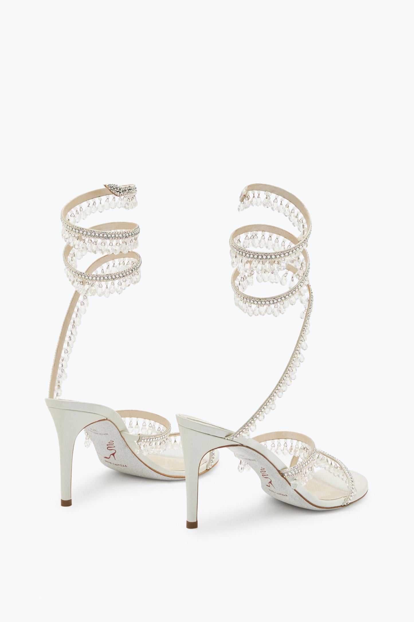 CHANDELIER IVORY SANDAL 80