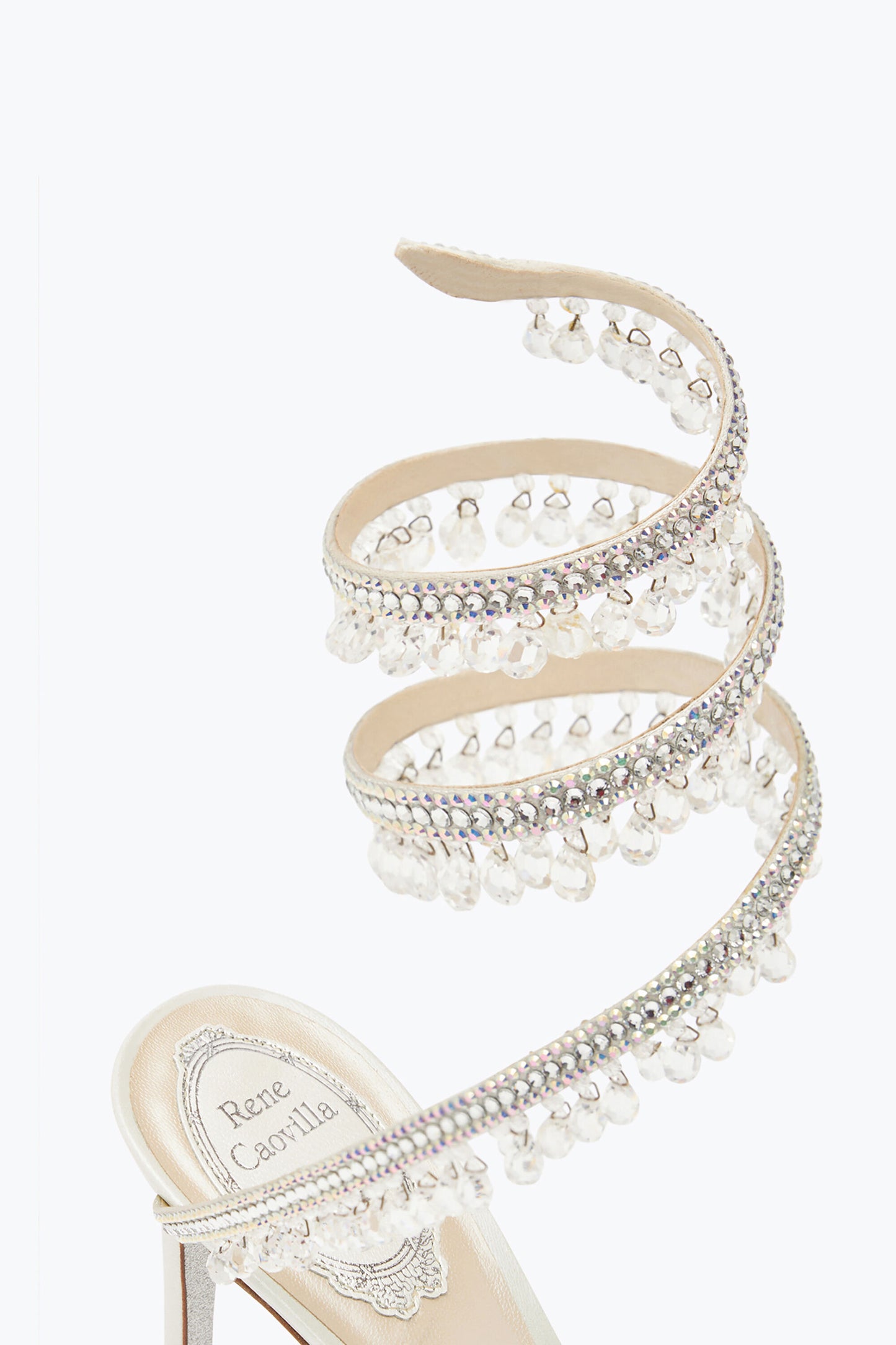 CHANDELIER IVORY SANDAL 80