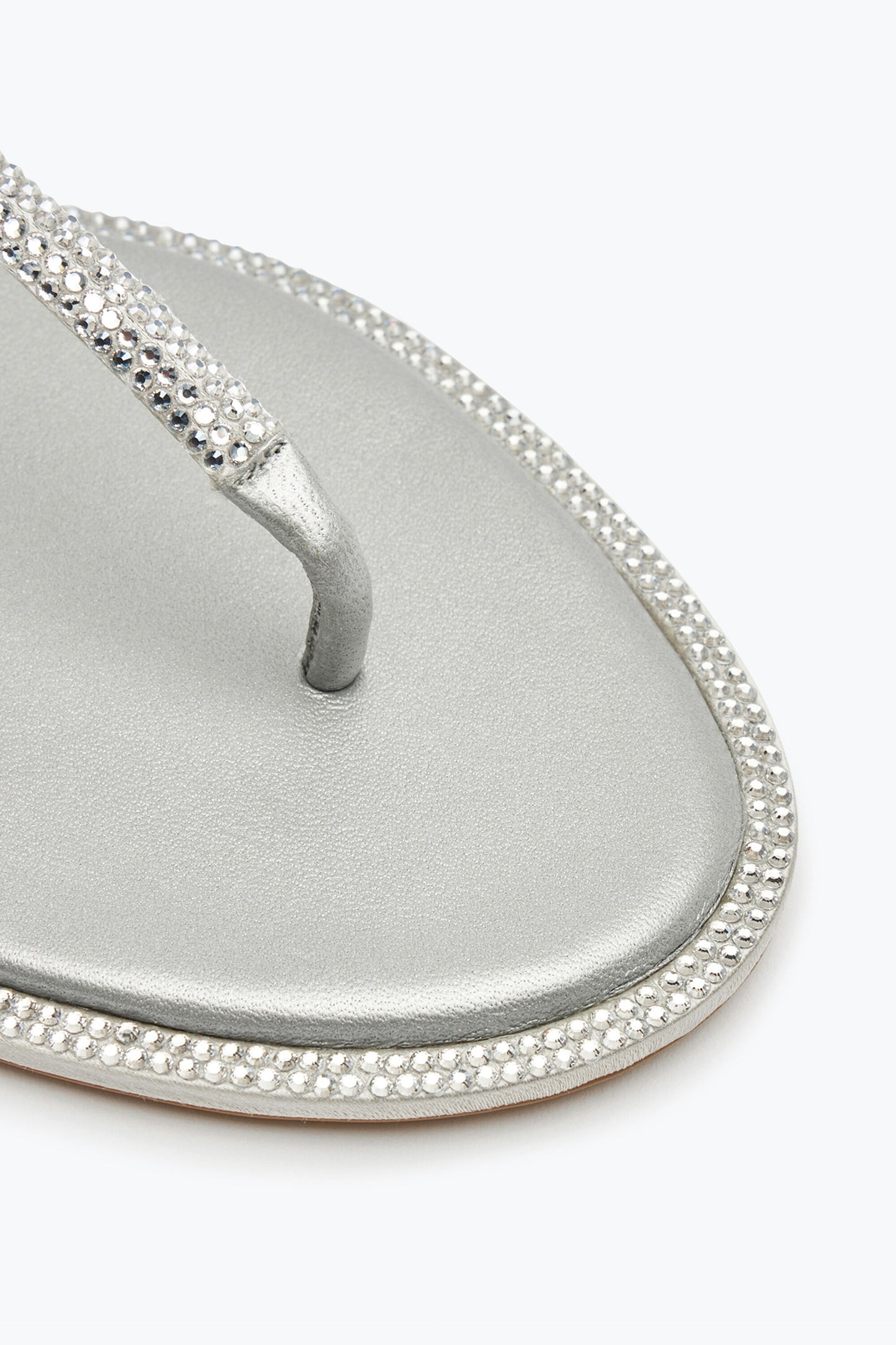 DIANA GREY SANDAL WITH CRYSTALS 10