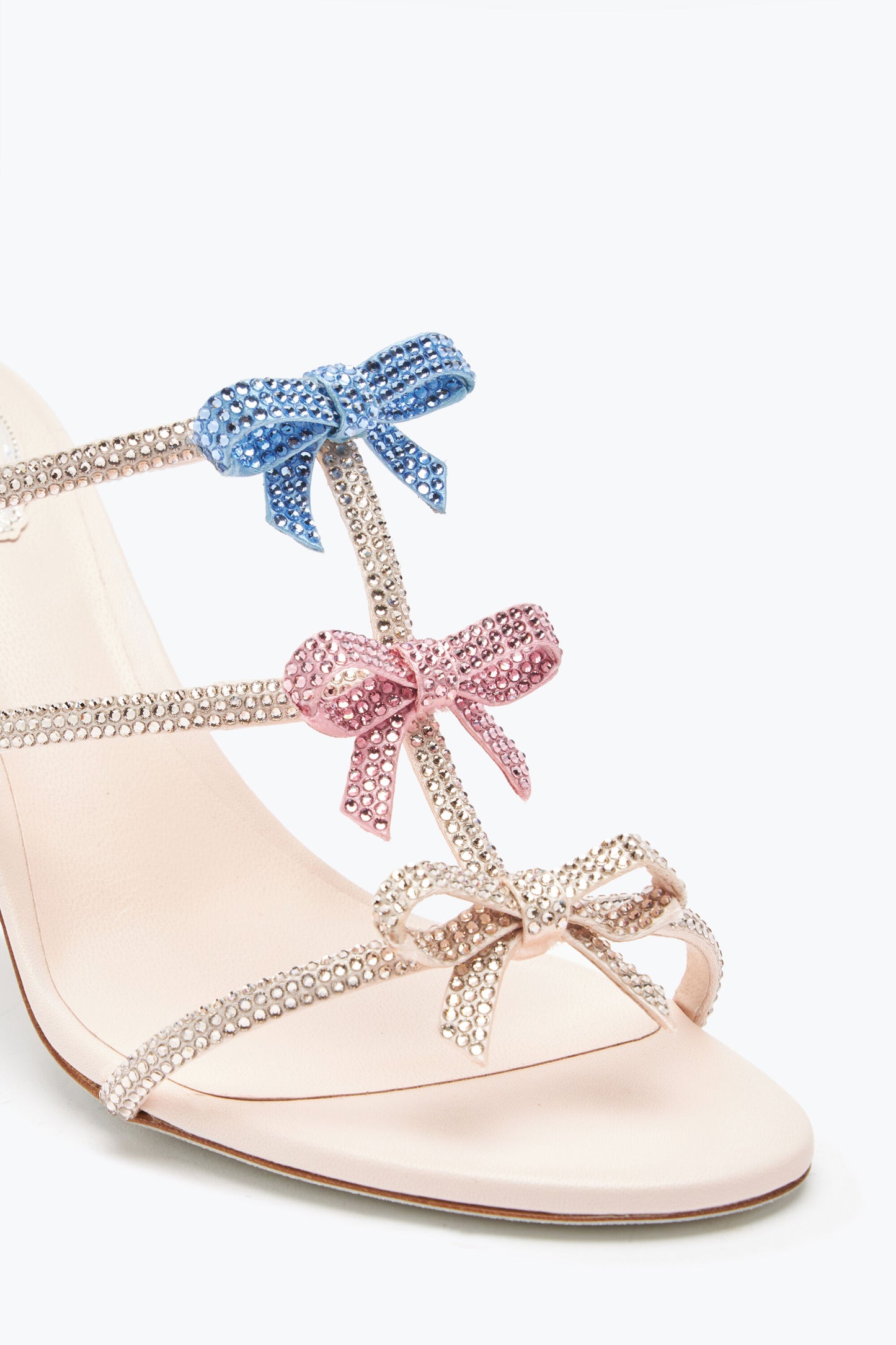CATERINA SANDAL WITH MULTICOLOR CRYSTALS 80