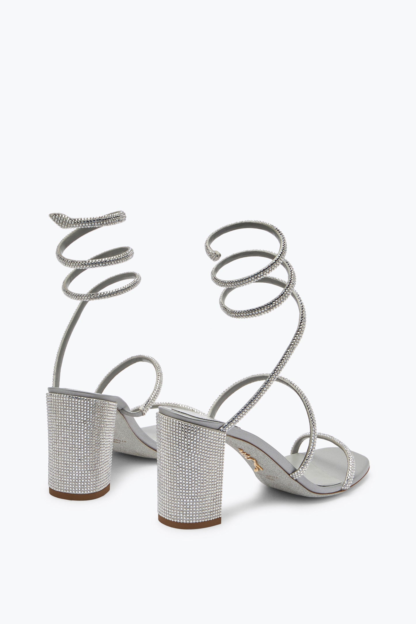 CLEO SANDAL GREY WITH CRYSTALS 80