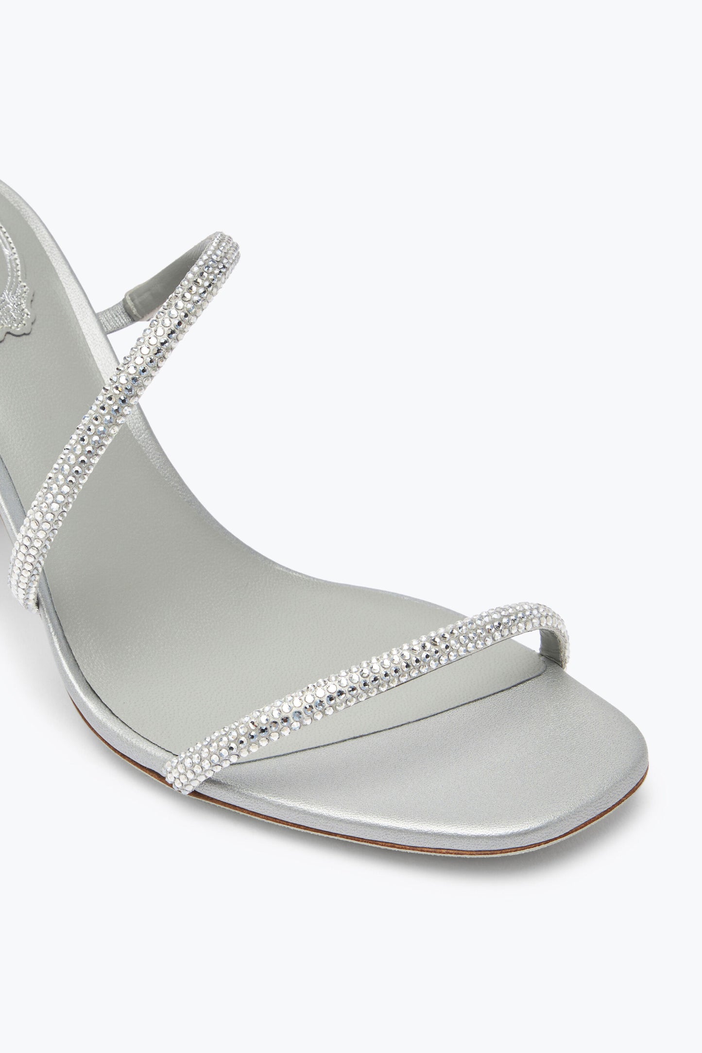 CLEO SANDAL GREY WITH CRYSTALS 80
