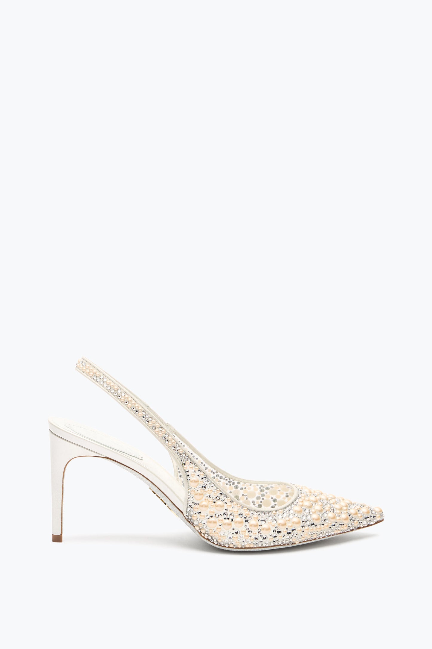 SLINGBACK PEARL WHITE 80