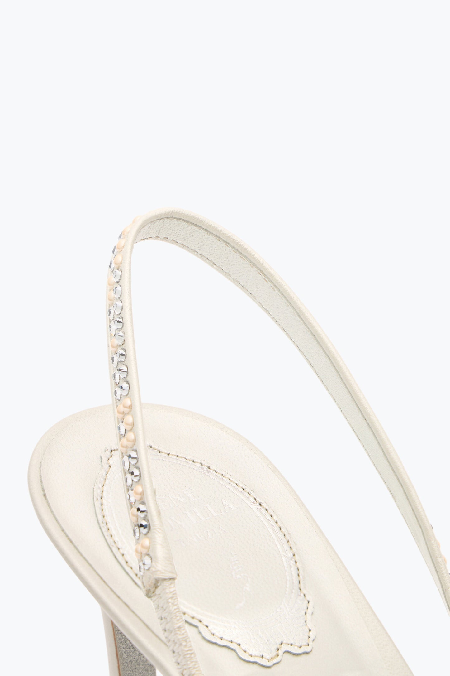 SLINGBACK PEARL WHITE 80