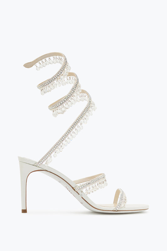 CHANDELIER IVORY SANDAL 80