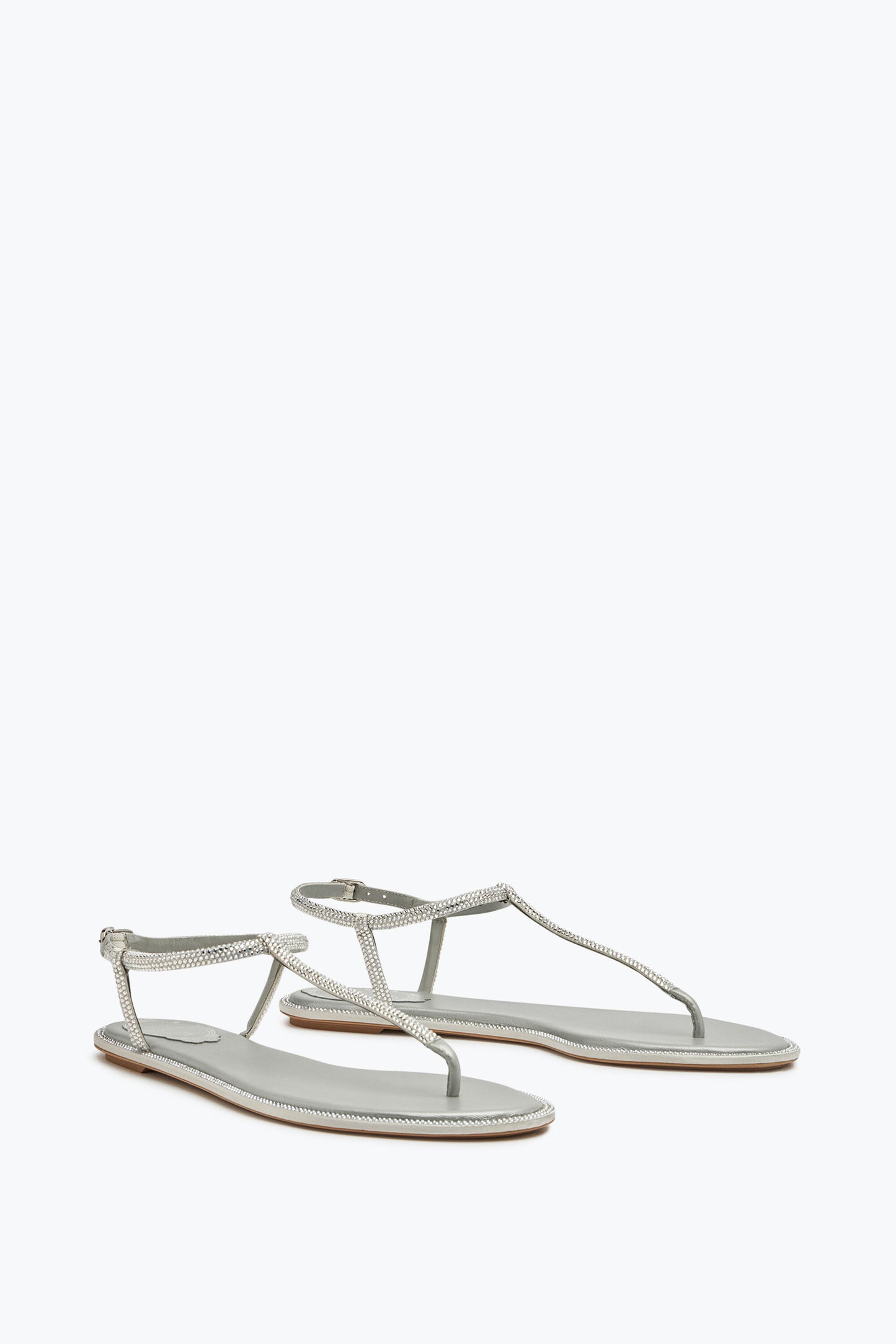 DIANA GREY SANDAL WITH CRYSTALS 10