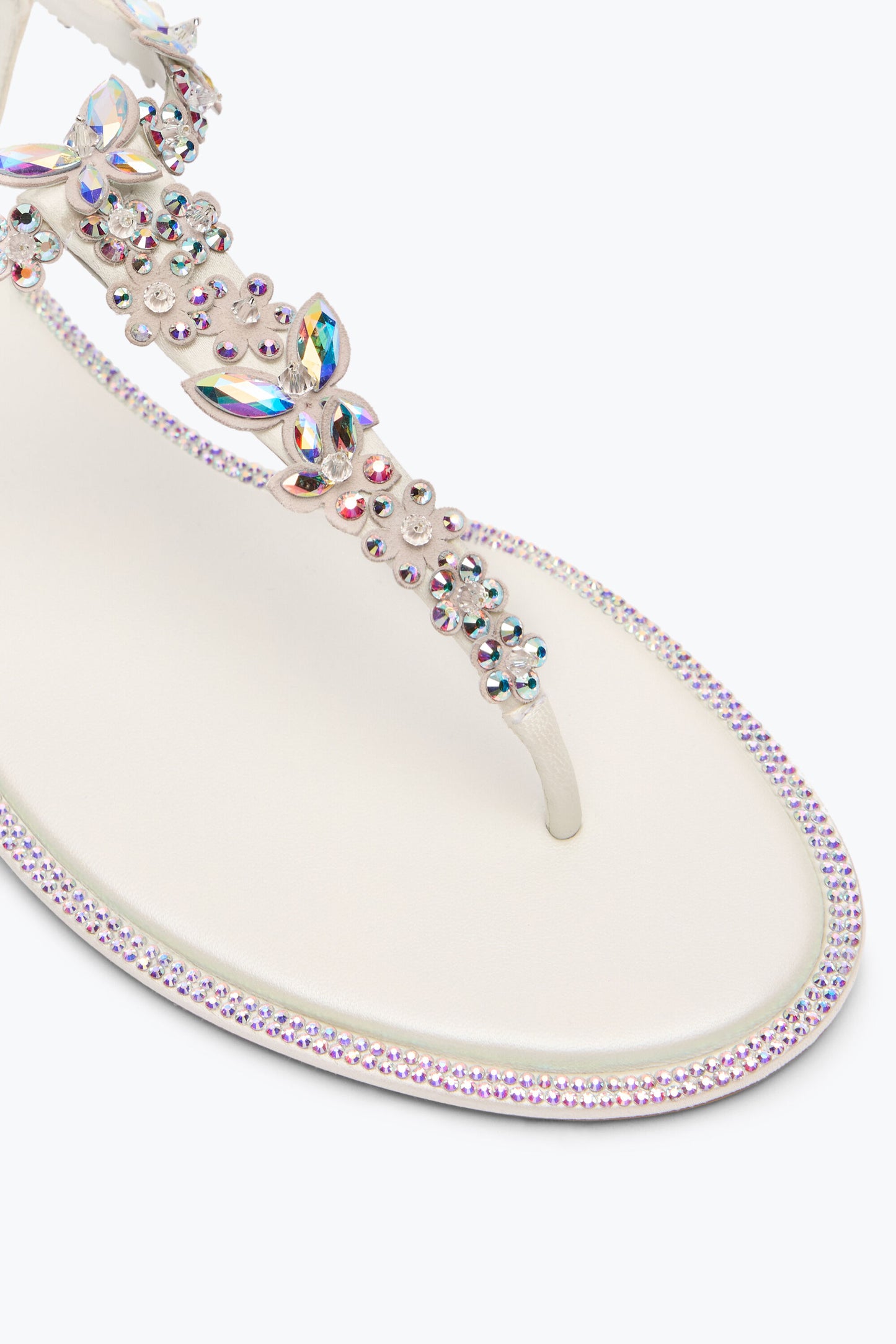 EDEN IVORY FLIP FLOPS SANDAL 10