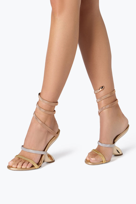 TRIGOLD SYMPHONY THREE GOLD SANDAL 105